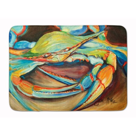 Carolines Treasures Blue Crab Machine Washable Memory Foam Mat JMK1096RUG